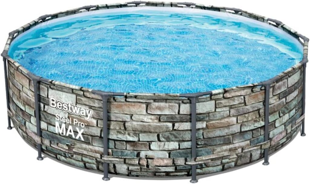 Stone Print Above Ground Pool Set Review
