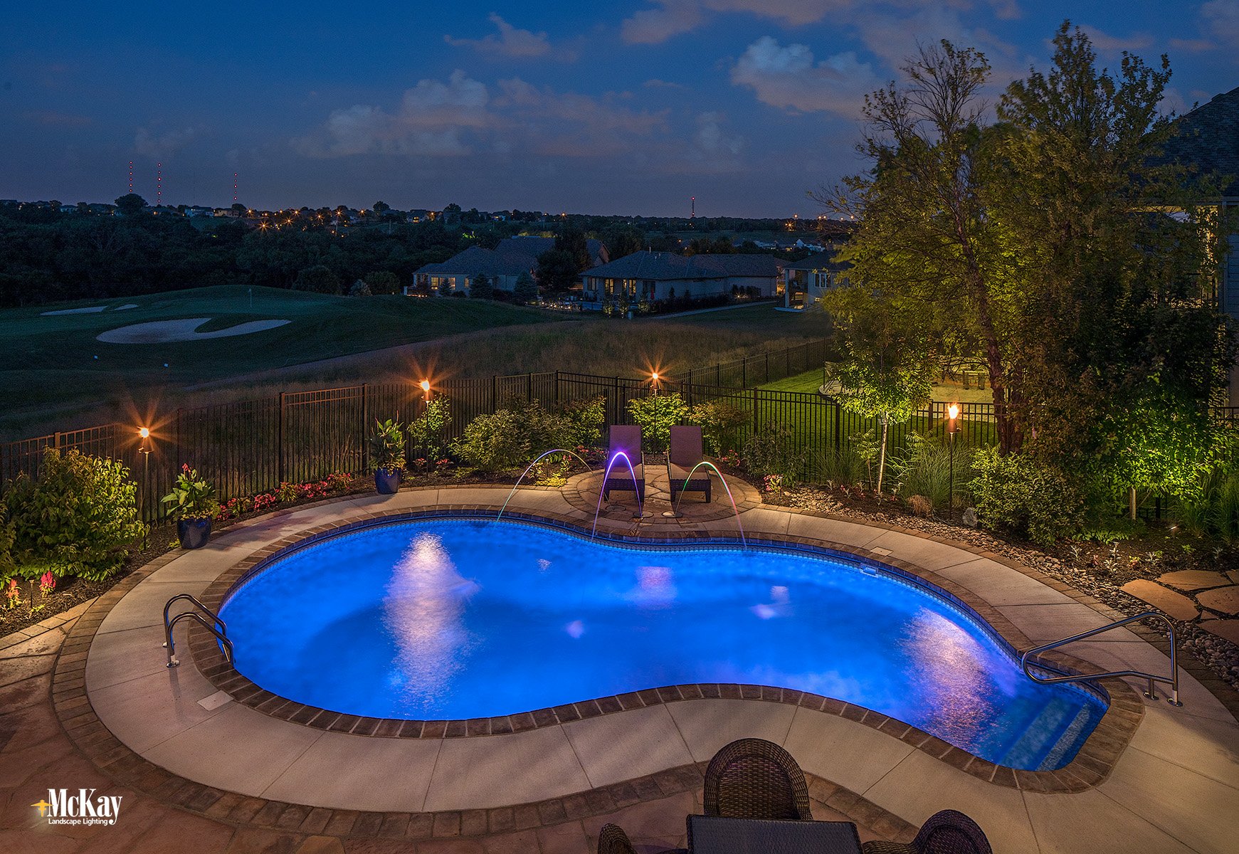 Installing Lighting Features For Nighttime Ambiance In Your Above Ground Pool