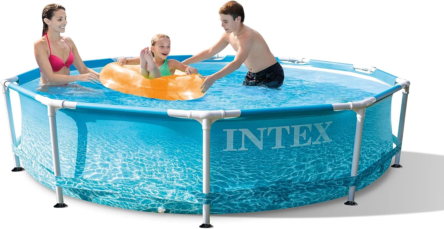 INTEX 28207EH Beachside Metal Frame Above Ground Swimming Pool Set review